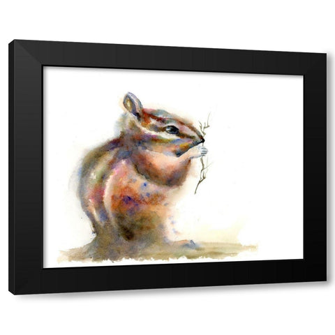 Nibbler Black Modern Wood Framed Art Print by Shefranov, Olga