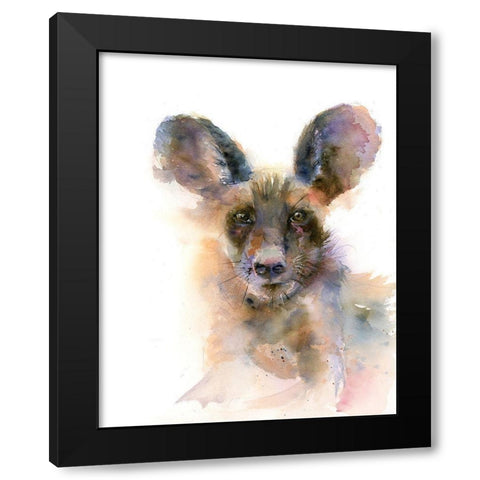 All Ears Black Modern Wood Framed Art Print by Shefranov, Olga