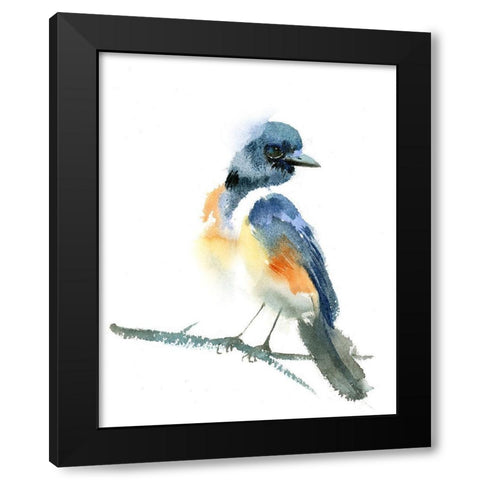 Rough Around the Edges Black Modern Wood Framed Art Print by Shefranov, Olga