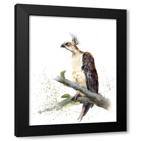 Not Today Black Modern Wood Framed Art Print by Shefranov, Olga