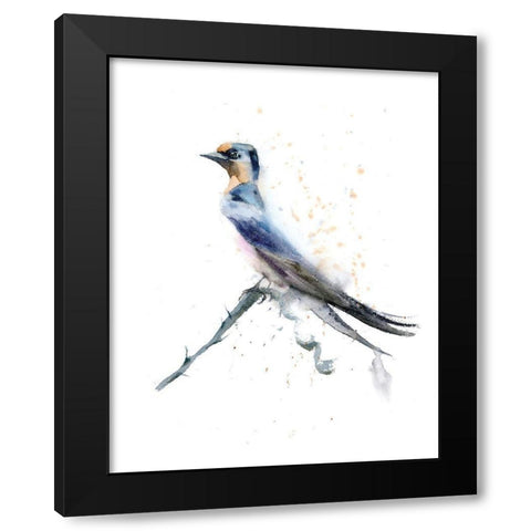 Look Out Black Modern Wood Framed Art Print with Double Matting by Shefranov, Olga