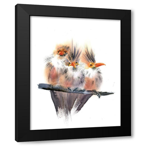 Three Amigos I Black Modern Wood Framed Art Print by Shefranov, Olga