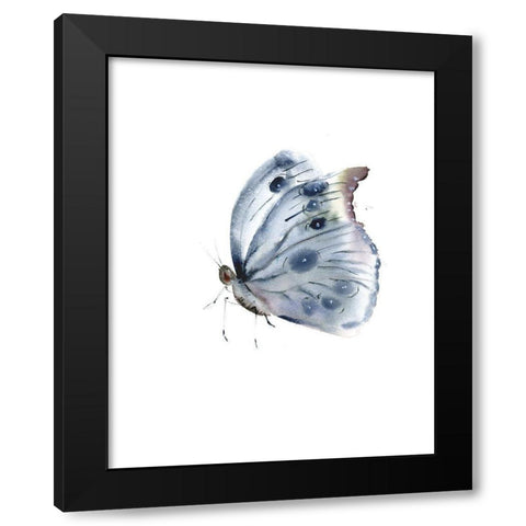 Delicate Wings I Black Modern Wood Framed Art Print with Double Matting by Shefranov, Olga