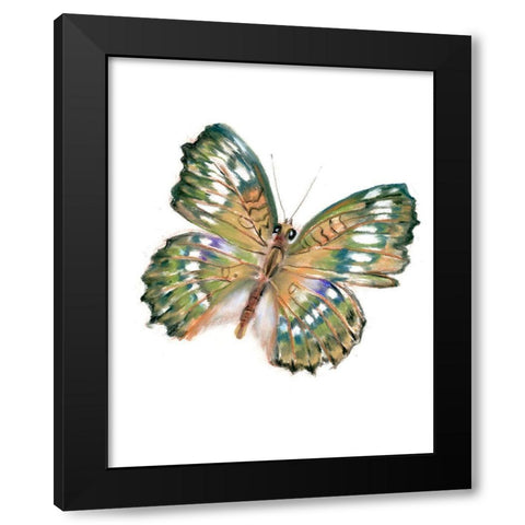 Delicate Wings II Black Modern Wood Framed Art Print by Shefranov, Olga