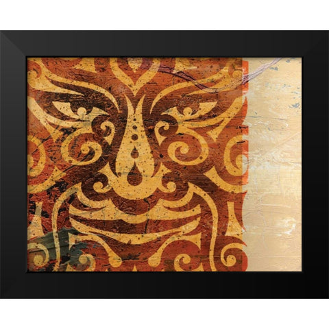 Lioness Black Modern Wood Framed Art Print by BoMo