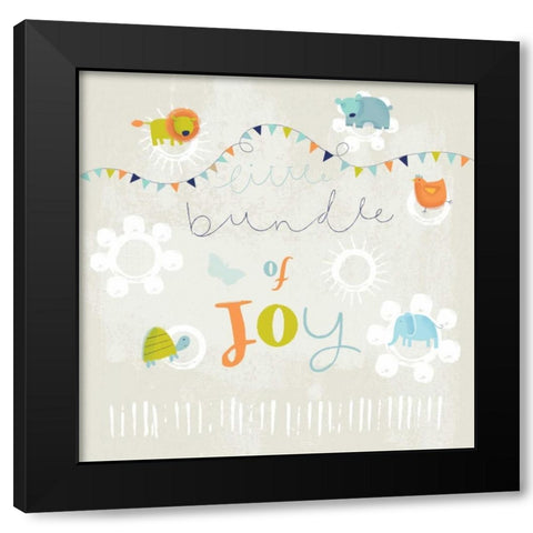Bundle of Joy Black Modern Wood Framed Art Print with Double Matting by P.S. Art Studios
