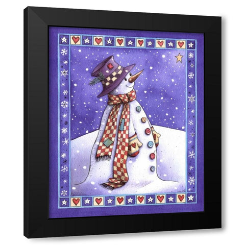 Star of Wonder Black Modern Wood Framed Art Print with Double Matting by P.S. Art Studios