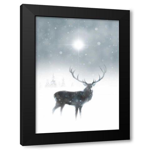 In the Mist Black Modern Wood Framed Art Print with Double Matting by P.S. Art Studios