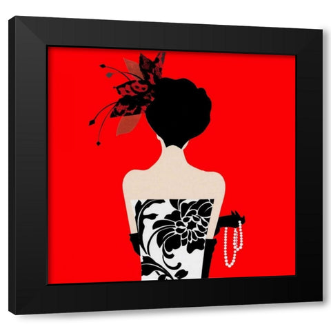 Fashion Sense III Black Modern Wood Framed Art Print with Double Matting by P.S. Art Studios