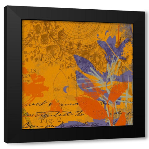 Wild Things II Black Modern Wood Framed Art Print by P.S. Art Studios