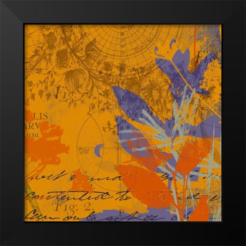 Wild Things II Black Modern Wood Framed Art Print by P.S. Art Studios