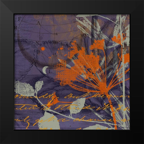 Wild Things III Black Modern Wood Framed Art Print by P.S. Art Studios