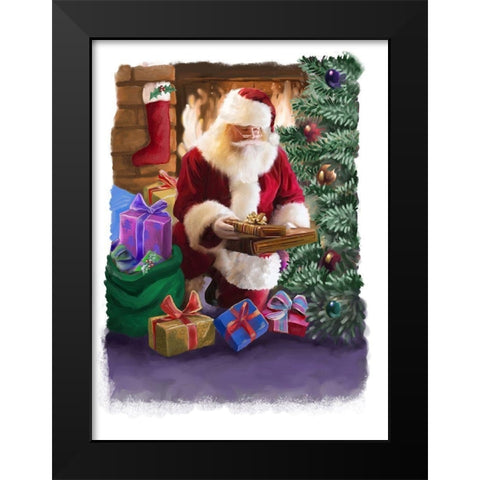 Gifts for All Black Modern Wood Framed Art Print by P.S. Art