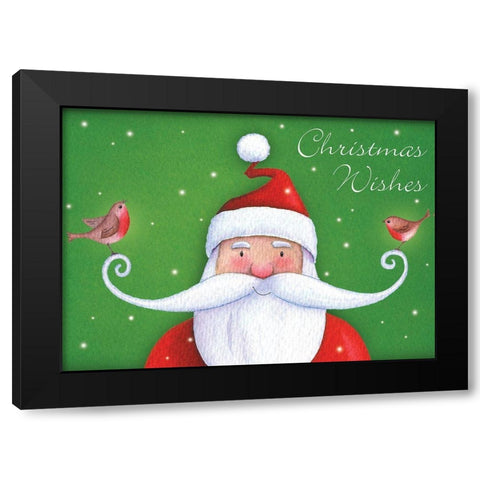 Christmas Wishes III Black Modern Wood Framed Art Print with Double Matting by P.S. Art