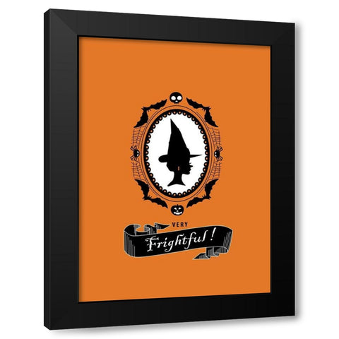 Very Frightful! Black Modern Wood Framed Art Print by P.S. Art