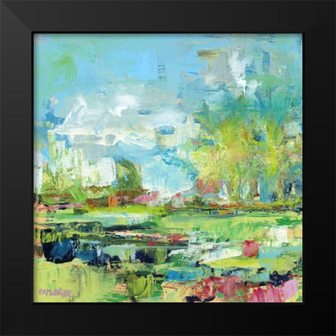 Summer Coast Black Modern Wood Framed Art Print by Pamela J. Wingard