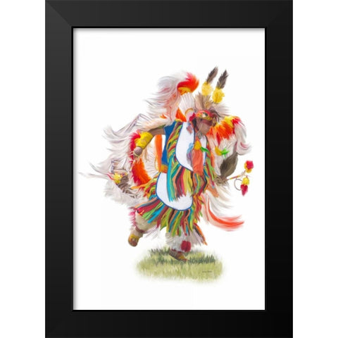 Native Rhythm Black Modern Wood Framed Art Print by Murdock, Ramona