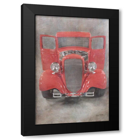 Red Hot Baby Black Modern Wood Framed Art Print with Double Matting by Murdock, Ramona