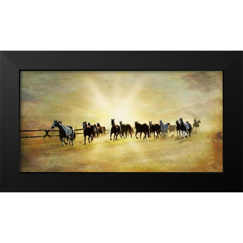 Headed Home II Black Modern Wood Framed Art Print by Murdock, Ramona
