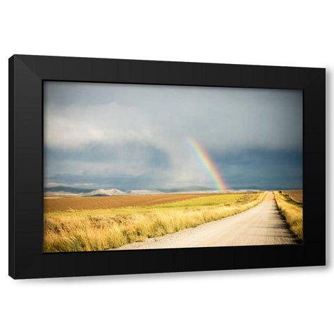 Wide Open Spaces Black Modern Wood Framed Art Print by Murdock, Ramona