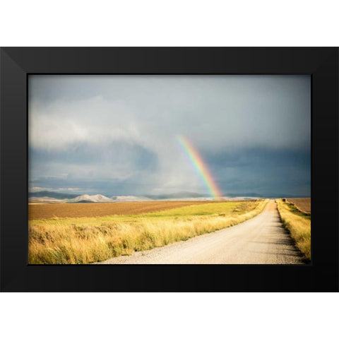 Wide Open Spaces Black Modern Wood Framed Art Print by Murdock, Ramona