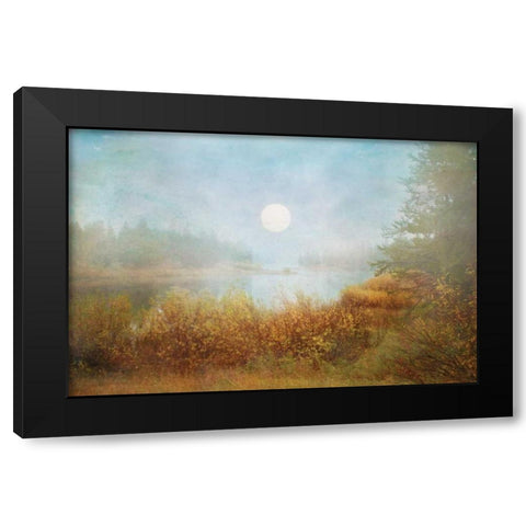 Foggy Sunrise Black Modern Wood Framed Art Print with Double Matting by Murdock, Ramona
