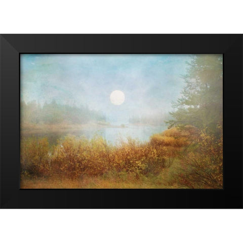 Foggy Sunrise Black Modern Wood Framed Art Print by Murdock, Ramona
