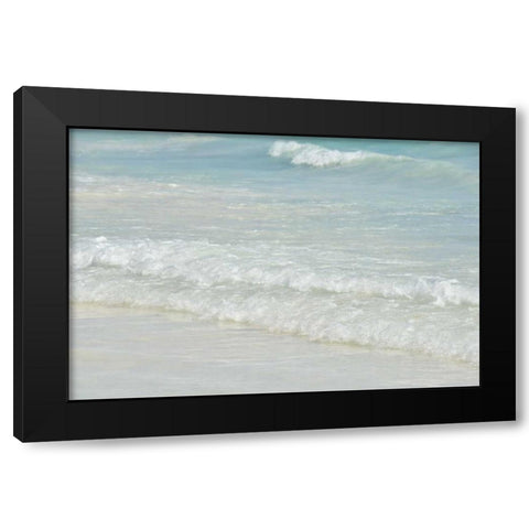 Ocean II Black Modern Wood Framed Art Print with Double Matting by Murdock, Ramona
