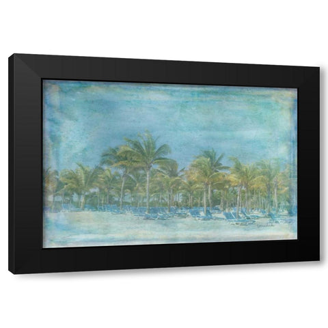 Paradise Black Modern Wood Framed Art Print by Murdock, Ramona