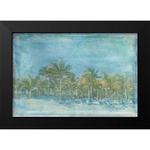 Paradise Black Modern Wood Framed Art Print by Murdock, Ramona