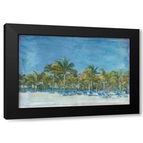 Paradise II Black Modern Wood Framed Art Print with Double Matting by Murdock, Ramona