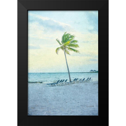 Palm II Black Modern Wood Framed Art Print by Murdock, Ramona