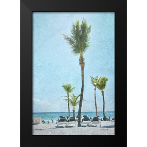 Palm IV Black Modern Wood Framed Art Print by Murdock, Ramona