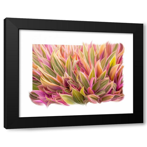 Color of Leaves Black Modern Wood Framed Art Print by Murdock, Ramona