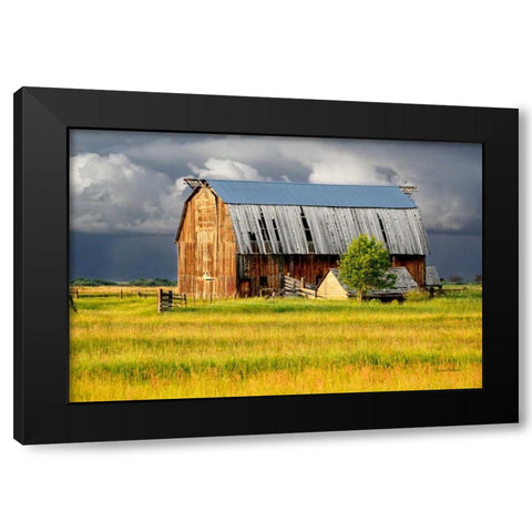 After the Storm II Black Modern Wood Framed Art Print by Murdock, Ramona