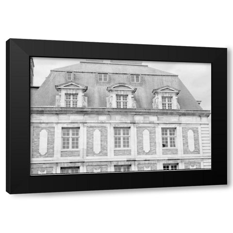 Paris House Black Modern Wood Framed Art Print with Double Matting by Murdock, Ramona