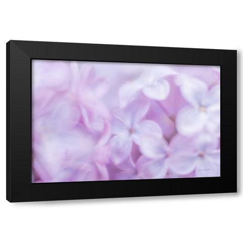 Amidst the Lilacs Black Modern Wood Framed Art Print with Double Matting by Murdock, Ramona