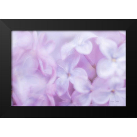 Amidst the Lilacs Black Modern Wood Framed Art Print by Murdock, Ramona