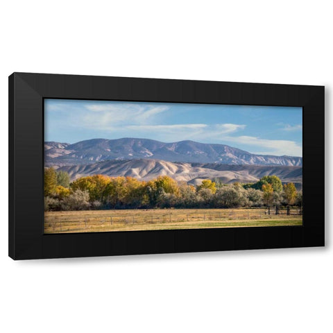 Velvet Hills II Black Modern Wood Framed Art Print with Double Matting by Murdock, Ramona