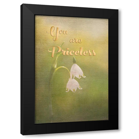 Priceless Black Modern Wood Framed Art Print by Murdock, Ramona