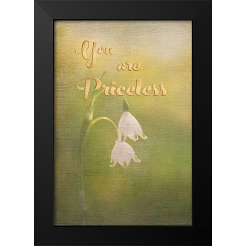 Priceless Black Modern Wood Framed Art Print by Murdock, Ramona