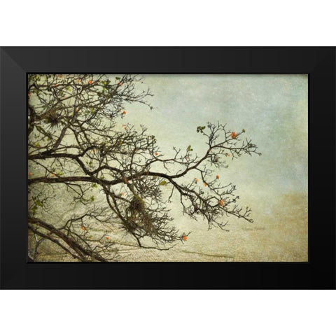 Branches Black Modern Wood Framed Art Print by Murdock, Ramona