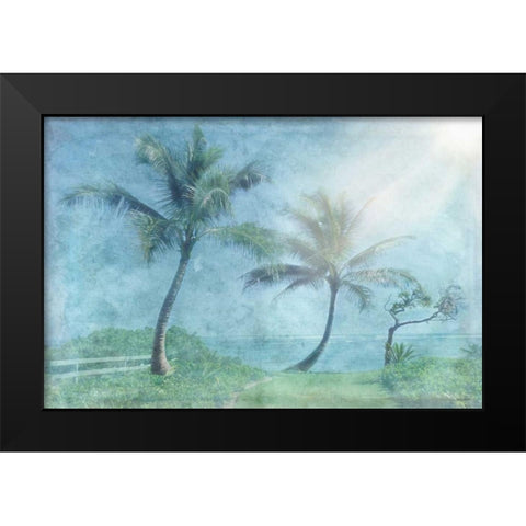 Paradise Found Black Modern Wood Framed Art Print by Murdock, Ramona