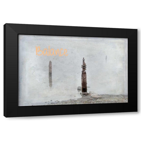 Balance II Black Modern Wood Framed Art Print by Murdock, Ramona