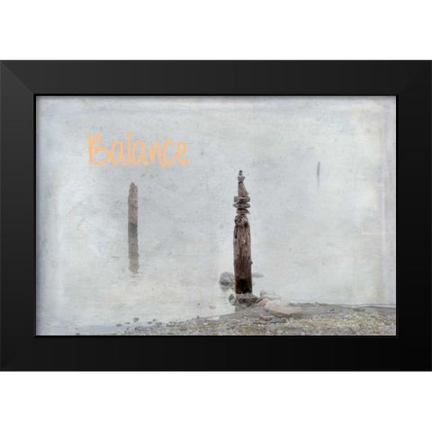 Balance II Black Modern Wood Framed Art Print by Murdock, Ramona
