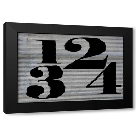 Black Modern Wood Framed Art Print with Double Matting by Murdock, Ramona