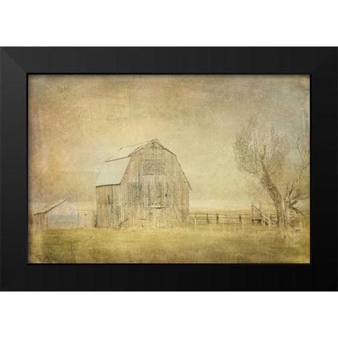 Vintage Barn Black Modern Wood Framed Art Print by Murdock, Ramona