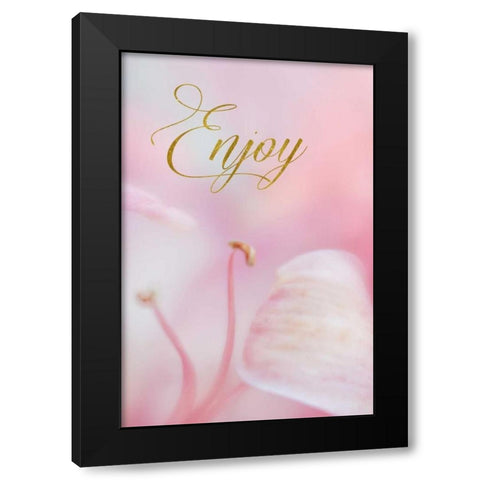 Enjoy Black Modern Wood Framed Art Print with Double Matting by Murdock, Ramona