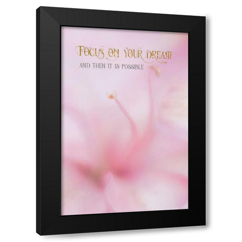 Focus on Your Dream Black Modern Wood Framed Art Print with Double Matting by Murdock, Ramona