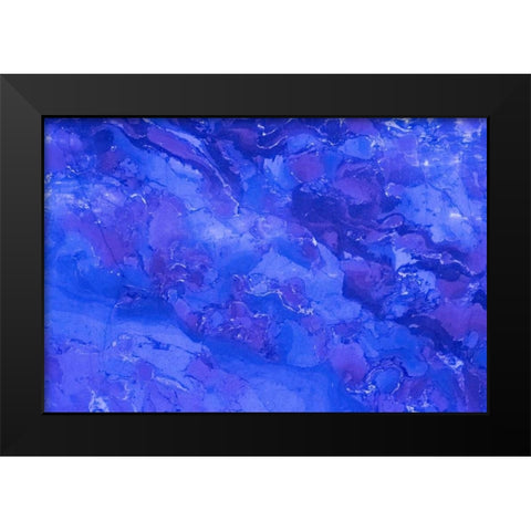 Marble Ocean I Black Modern Wood Framed Art Print by Murdock, Ramona